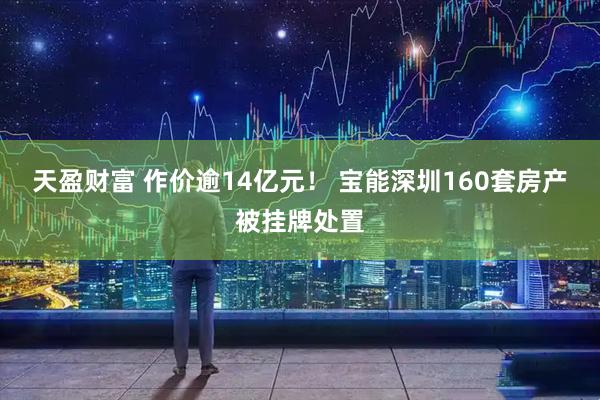 天盈财富 作价逾14亿元! 宝能深圳160套房产被挂牌处置