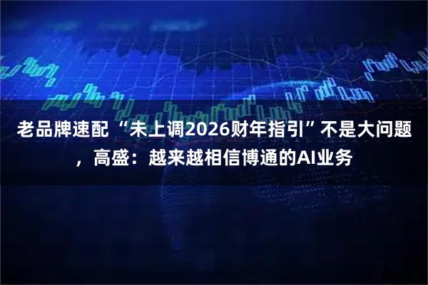 老品牌速配 “未上调2026财年指引”不是大问题，高盛：越来越相信博通的AI业务