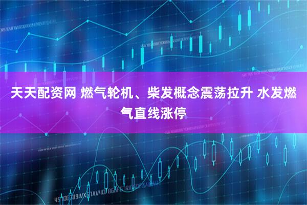 天天配资网 燃气轮机、柴发概念震荡拉升 水发燃气直线涨停